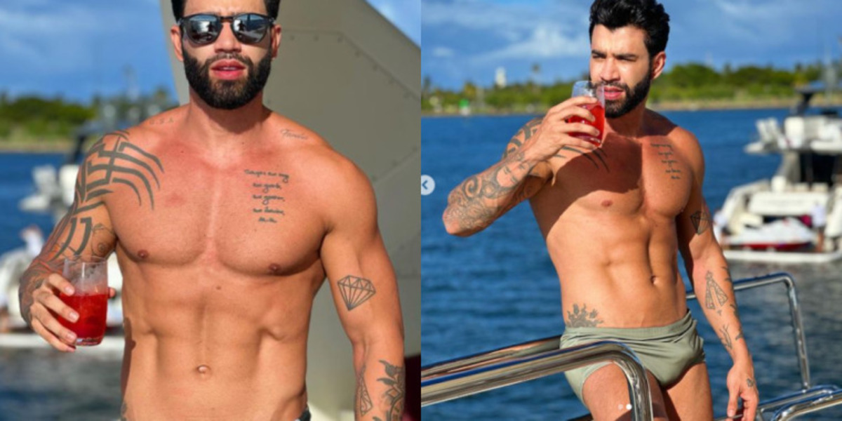 Gusttavo Lima de Sunga (Foto Reprodução/Instagram)