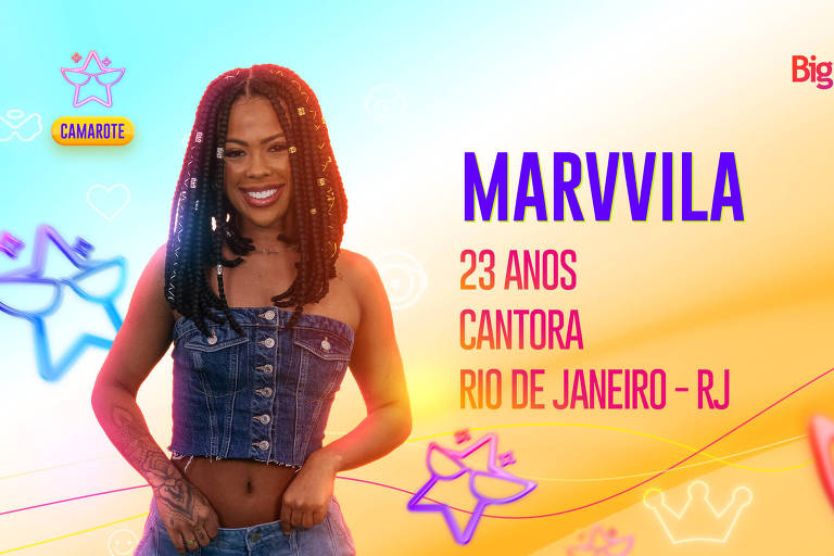 Cantora Marvvila no BBB - Foto Reprodução