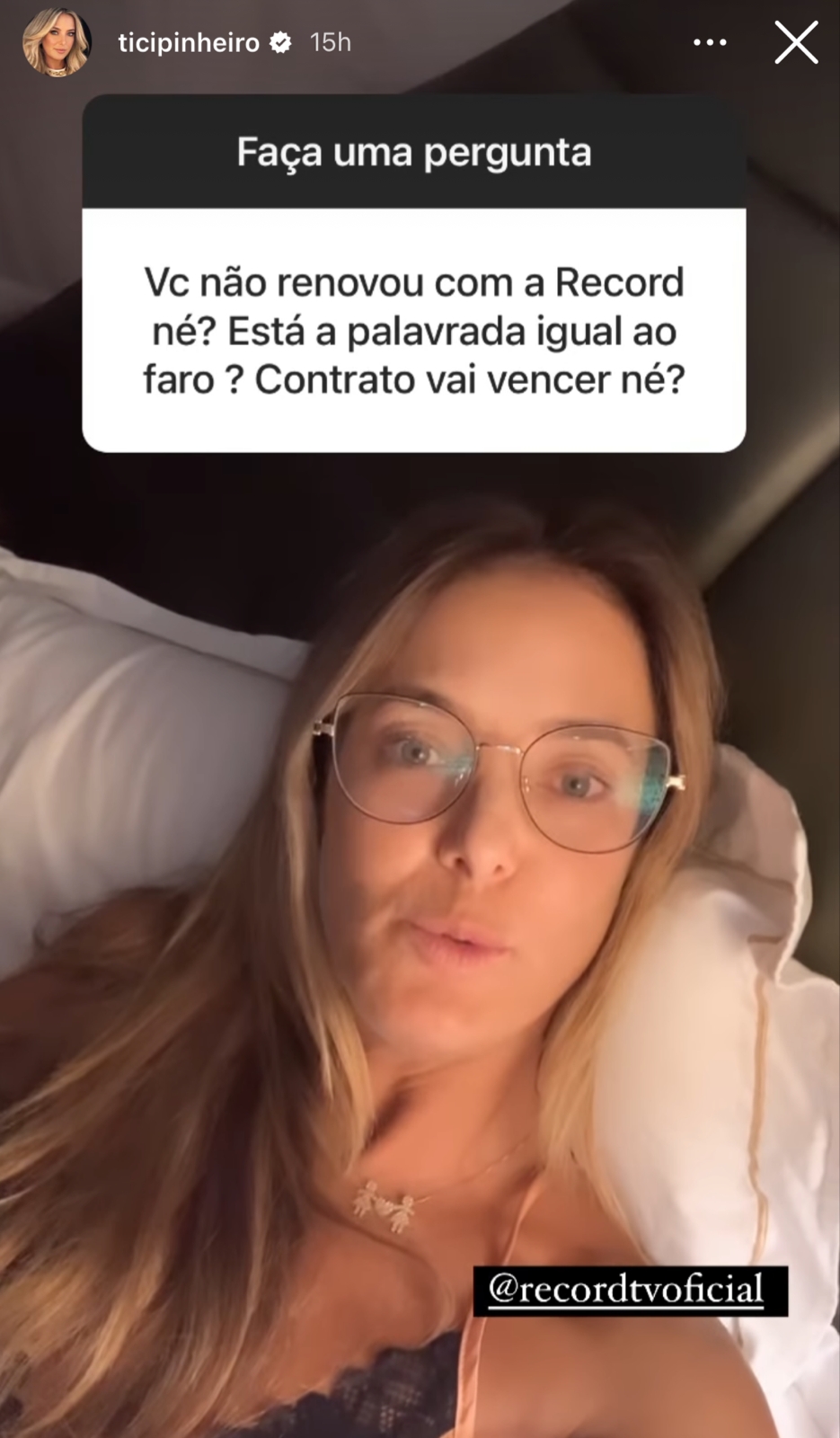 Tici Pinheiro, esposa do César Tralli, surge em suas redes sociais e abre o jogo sobre não renovação de contrato com a Record e decisão tomada - Foto Reprodução Instagram