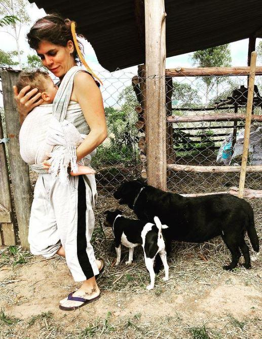 Filha da apresentadora da Globo na fazenda (Foto: Divulgação)