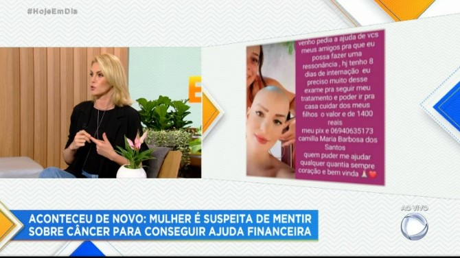 Ana Hickmann desabafou após a reportagem da Record