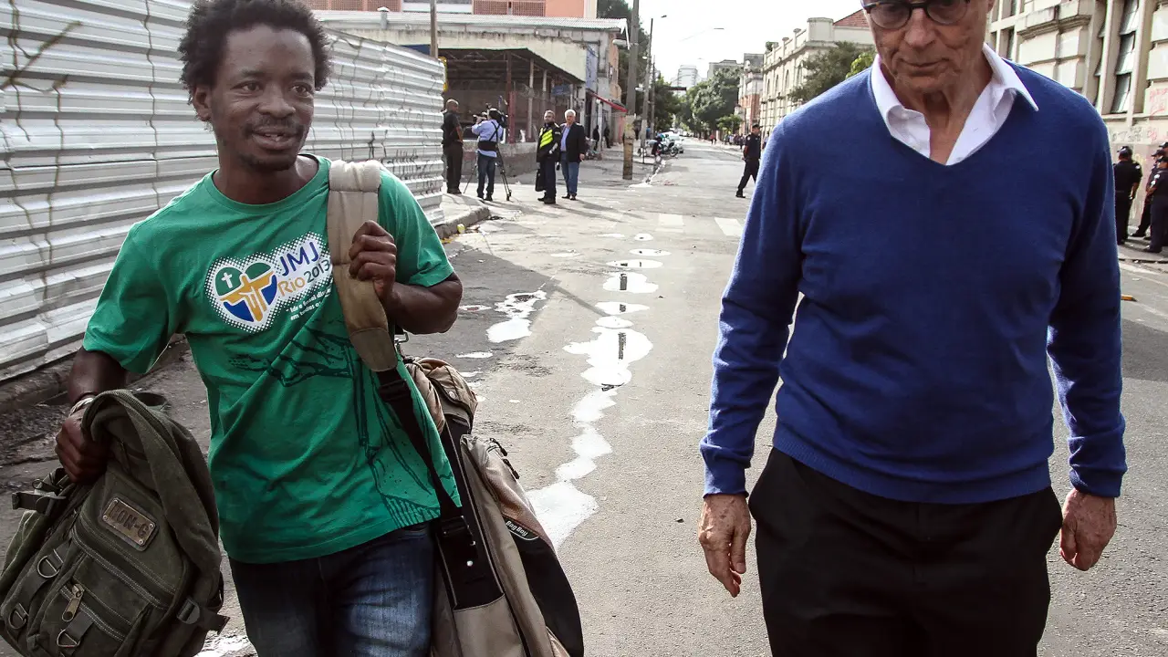 Ator, destaque na Globo, faliu, parou nas ruas, foi preso e lutou contra vício Um morador de rua famoso, Rubens Sabino Silva - Foto Reprodução