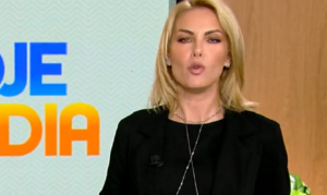 Ana Hickmann durante o Hoje Em Dia- Foto: Reprodução/Record