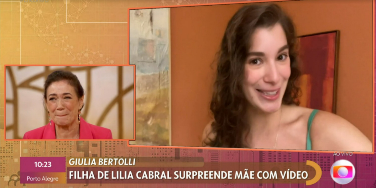 Lilia Cabaral e Giulia Bertolli (Foto: Reprodução/TV Globo)