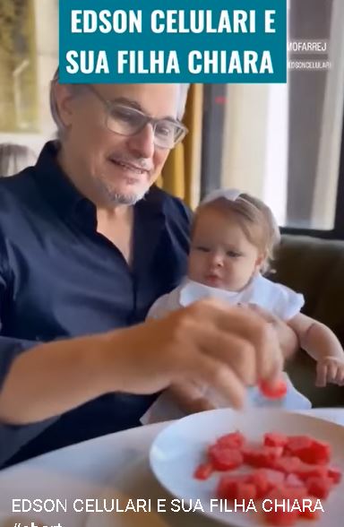 Edson Celulari tem a filha bebê mais linda que você verá - Foto Reprodução