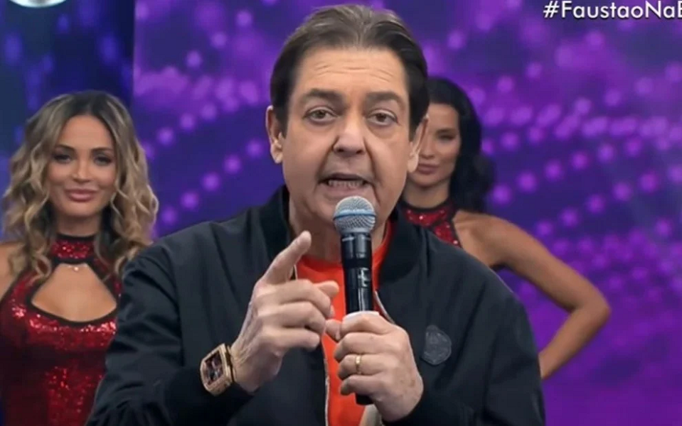 Faustão em seu programa na Band (Foto: Divulgação)