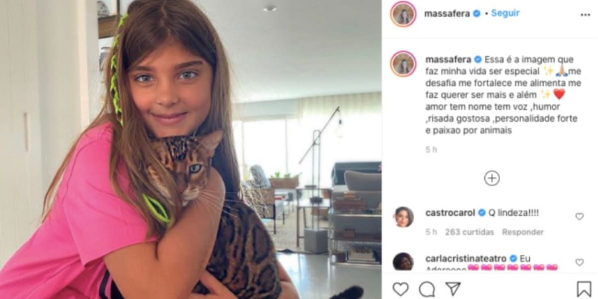 Grazi Massafera fez uma linda declaração para sua filha (Reprodução: Instagram)