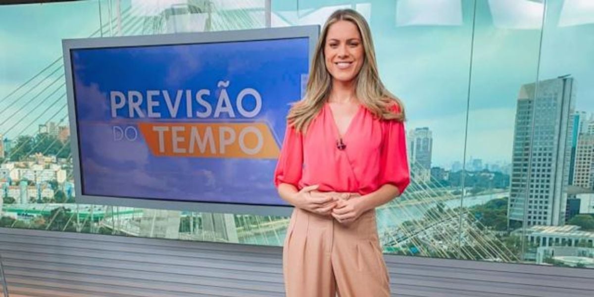 Jacqueline Brazil ganha isso para falar sobre o clima na Globo