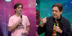 Faustão e João Guilherme (Reprodução)