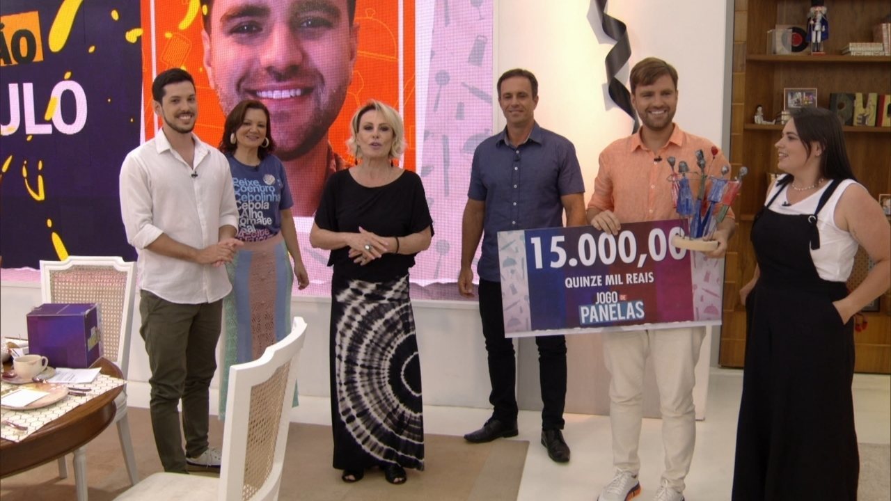 Jogo de Panelas é um reality show culinário exibido dentro do Mais Você de Ana Maria Braga (Foto: Reprodução/ Globo)