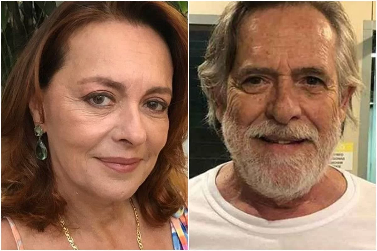 José de Abreu transava com Maria Zilda nos bastidores de gravação de novela na Globo (Foto: Reprodução/ Internet)