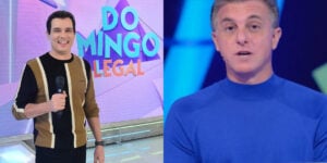 Luciano Huck apareceu no Domingo Legal e deixou público impressionado  (Foto: Reprodução)