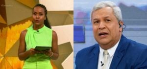 Maju Coutinho chamou uma reportagem do Fanstástico que mencionou uma polêmica com Sikêra Jr- Foto: Montagem/TV Foco