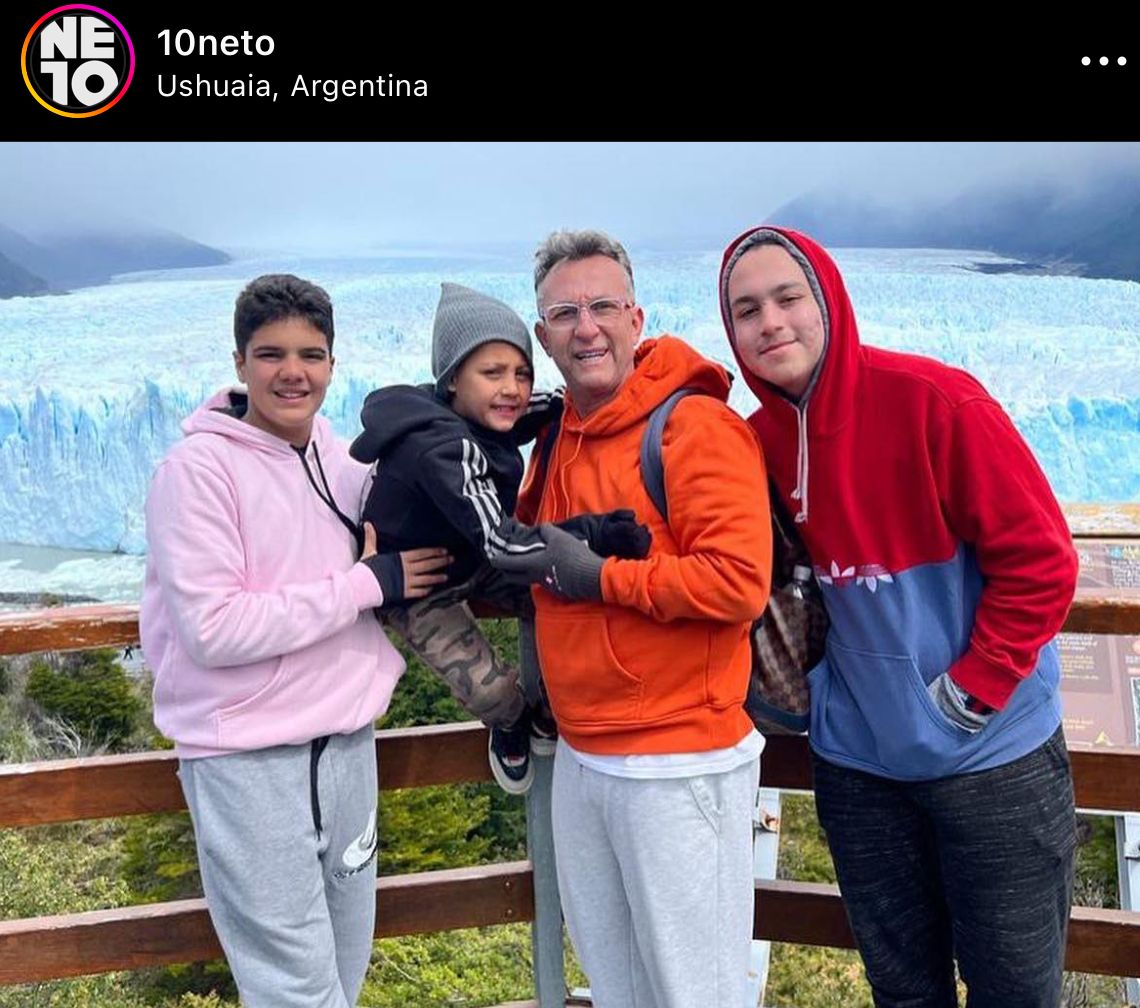 Substituído nos Donos da Bola, o famoso apresentador Neto, entrega por meio das redes sociais seu real paradeiro fora da Band - Foto Reprodução Instagram