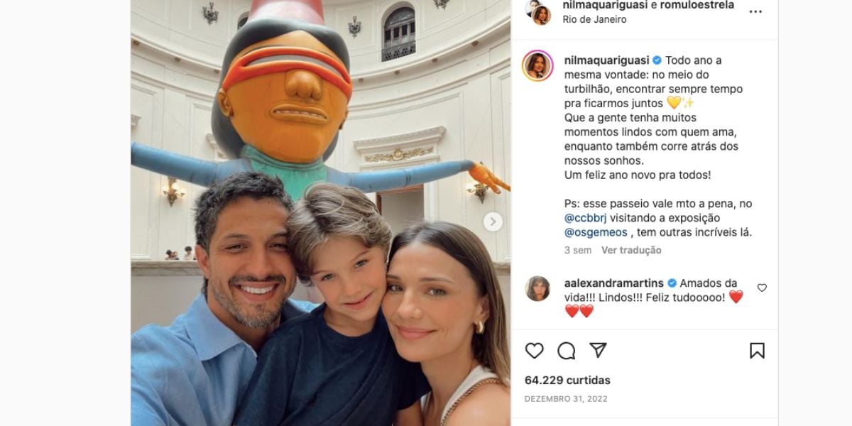 Nilma Quariguasi compartilha série de imagens ao lado de seu grande amor (Foto: Reprodução / Instagram) 