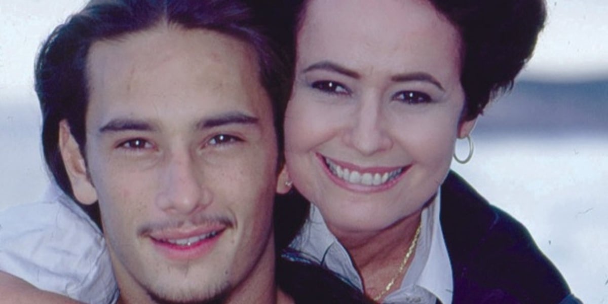 Renée de Vielmond e Rodrigo Santoro foram par romântico em "Explode Coração" (Foto Reprodução/TV Globo)