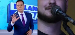 William Leite, substituto de Gottino confirmou a morte de um cantor sertanejo durante o Balanço Geral- Foto: Montagem/TV Foco