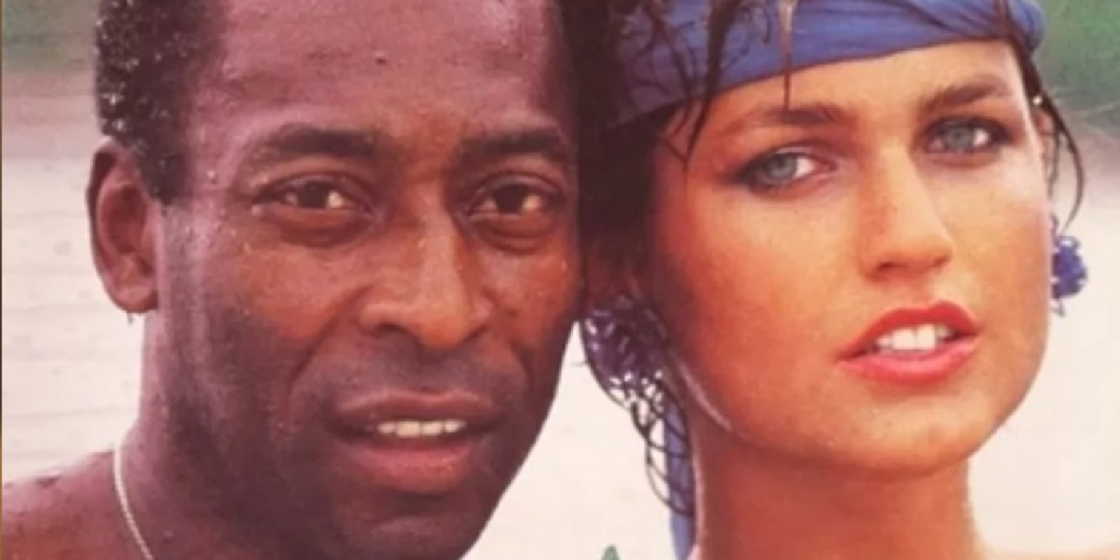 Xuxa e Pelé, na época em que namoravam (Foto: Divulgação)