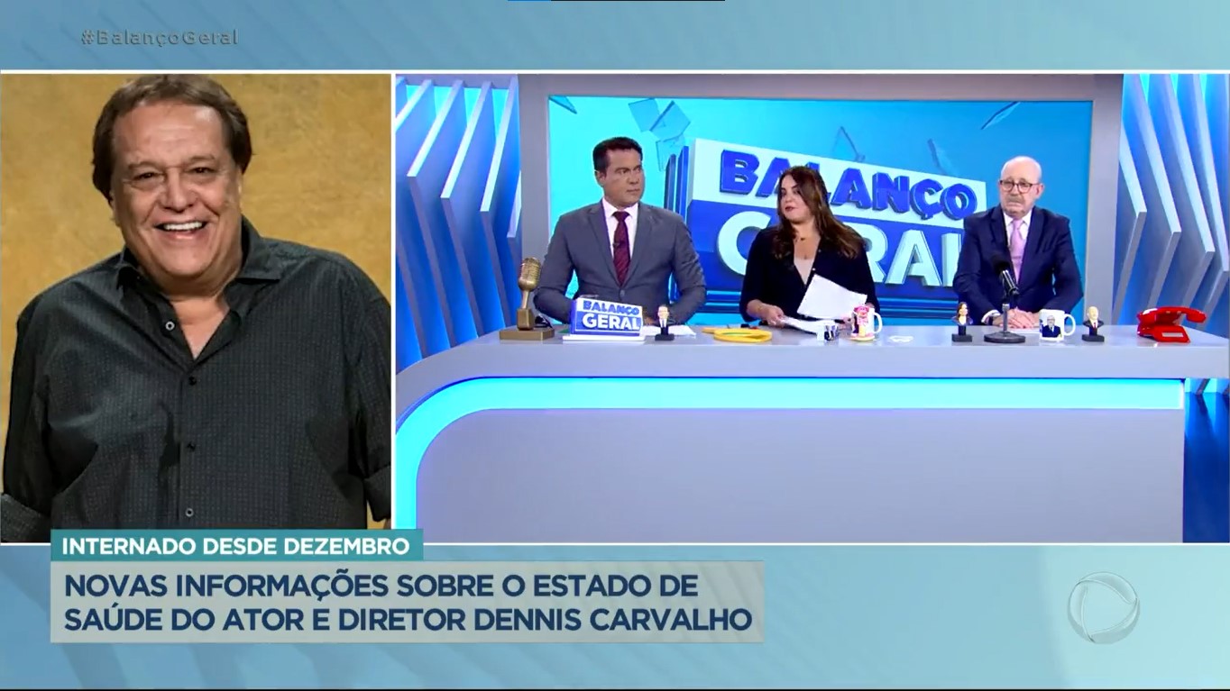 Gottino, Fabíola Reipert e Lombardi, falam do estado de saúde de Denis Carvalho - Foto: Reprodução