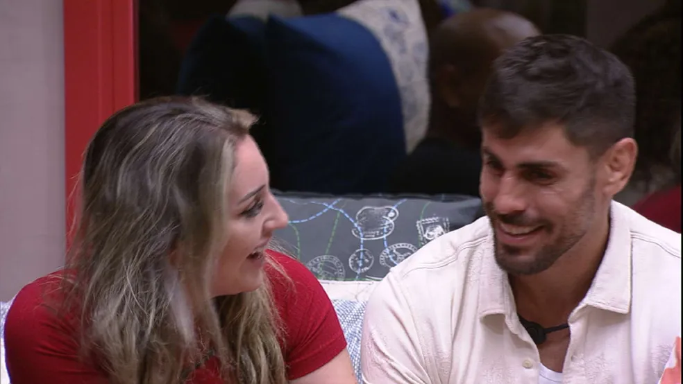 Amanda e Cara de Sapato no BBB23 (Foto reprodução: Globo) 