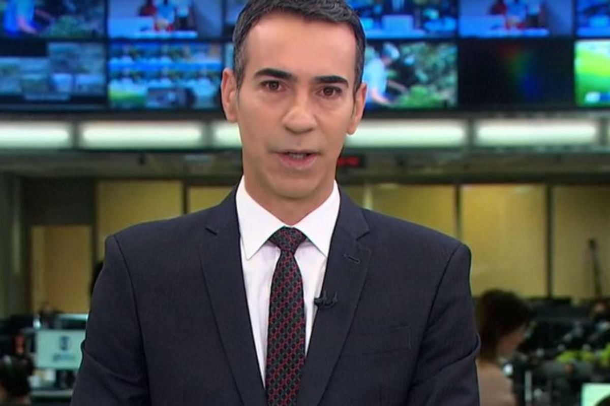 César Tralli, um dos âncoras da Globo que ganham salários milionário (Foto: Reprodução, Globo)