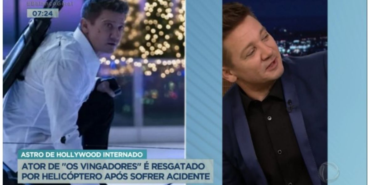 De acordo com âncora da Record, ator dos Vingadores está em estado grave (Reprodução) 