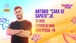 Também na cota do Camarote, o lutador de MMA Antonio 'Cara de Sapato' (Foto: Reprodução / Gshow)