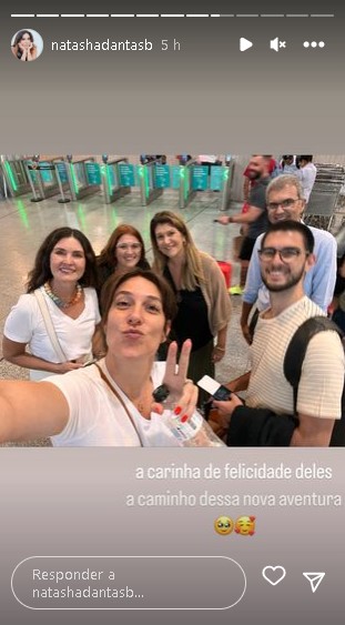 Esposa de William Bonner, Natasha Dantas, surgiu ao lado de Fátima Bernardes (Foto: Reprodução/ Instagram)