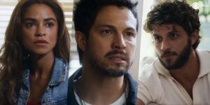 Brisa, Oto e Ari da novela Travessia (Foto: Reprodução/Globo/Coleção/Thais Teles)