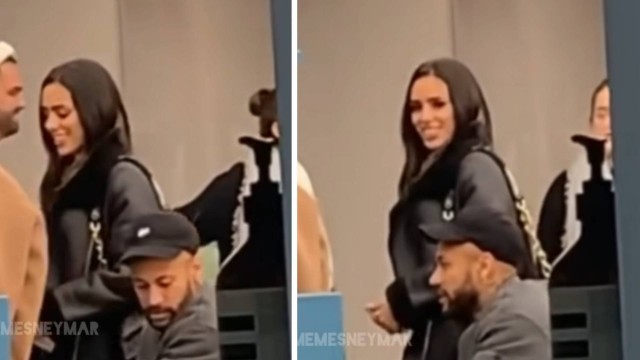 Neymar foi flagrado na companhia de Bruna, sua ex-namorada (Foto: Reprodução)