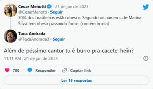 Após declaração chocante, César Menotti é atacado por ex-ator da Globo (Foto: Reprodução / Twitter)