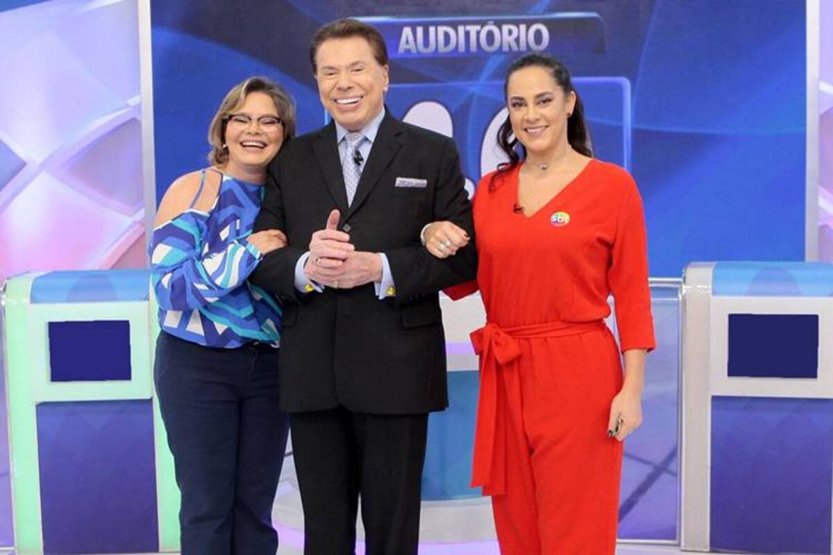 Cintia, Silvio e Silvia (Foto: Reprodução / SBT)