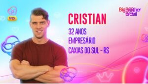 Nascido e criado em Caxias do Sul, Cristian de 32 anos (Foto: Reprodução / Gshow)
