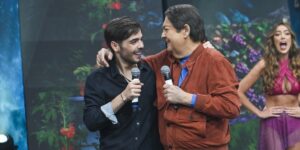 Faustão e o filho, João Silva (Foto: Reprodução)