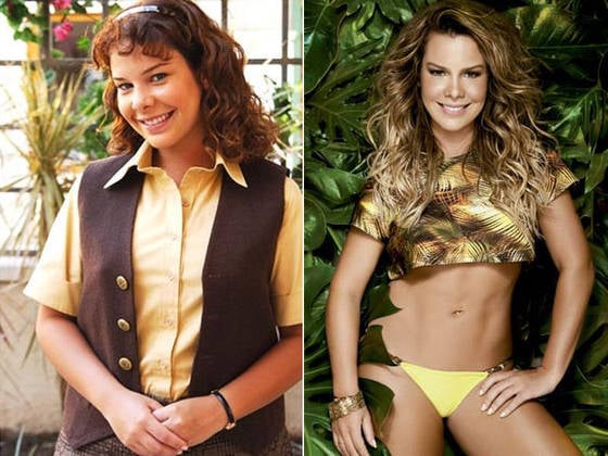 Fernanda Souza antes e depois (Imagem: Montagem)