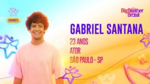 Gabriel Santana é participante do BBB23 (Foto: Reprodução / Gshow)