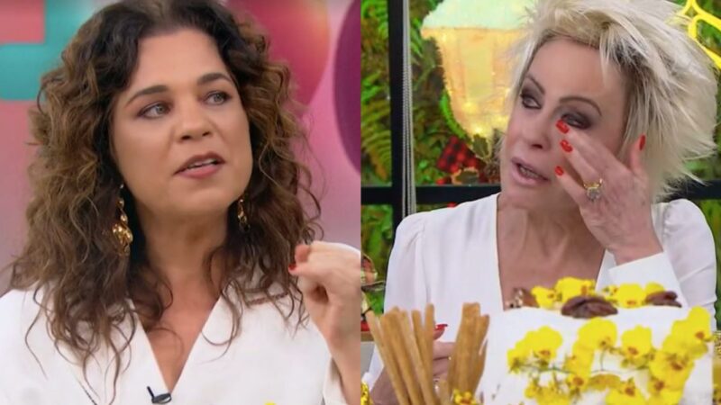 Durante Mais Você, Isabel Teixeira habló sobre comunicación pública, Ana María llora viva y se desahoga: (Foto: Reproducción / Globo)