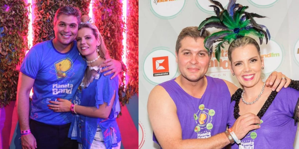 Joel Datena e Mel (Reprodução: Montagem TV Foco)