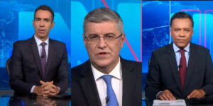 César Tralli, Flávio Fachel e Heraldo Pereira, substitutos de William Bonner no Jornal Nacional - Foto: Reprodução