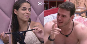 BBB23 - Emparedados, Key Alves deixa Gustavo em choque ao prometer noite quente ao 'Agroboy' (Foto: Reprodução / Globoplay)