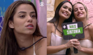 Key Alves no BBB23; a jogadora de vôlei sobreviveu ao primeiro paredão do reality show (Foto: Reprodução / Globoplay)