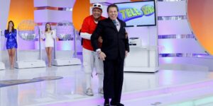 Liminha e o patrão, Silvio Santos (Foto: Reprodução)