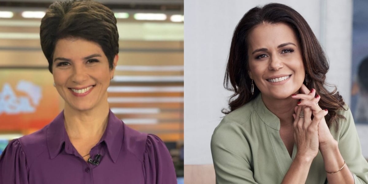 Mariana Godoy e Adriana Araújo tiveram contratações importantes em 2022 (Foto: Reprodução/Record/Band)