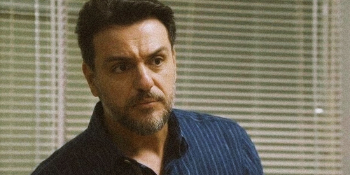 Moretti em cena da novela Travessia 