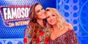 Nadja Haddad e Eliana no SBT (Foto: Reprodução)