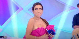 Patrícia Abravanel comandou o Programa Silvio Santos no SBT (Foto: Reprodução)