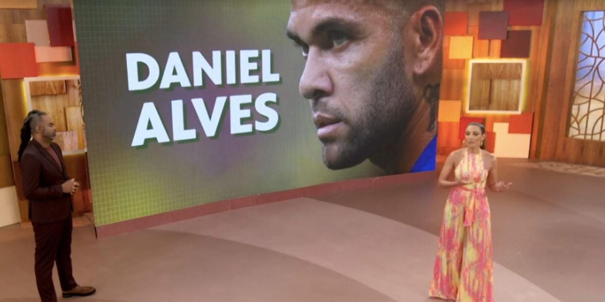 Durante o Encontro, Patrícia Poeta dá atualizações sobre a prisão de Daniel Alves, acusado de abuso sexual contra jovem de 23 anos, e diz que tentou contato com equipe de advogados, mas não obteve respostas (Foto: Reprodução / Globo)