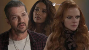 Cara e Coragem - Moa exige que Pat se afaste de Rômulo, Clarice decide negociar com Danilo e Andréa arma para Duarte (Foto: Reprodução / Globo / Montagem TV Foco)