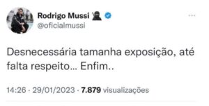 BBB23 - Rodrigo Mussi detona Key Alves, após sister expor ficadas: "Desnecessária" (Foto: Reprodução / Twitter)