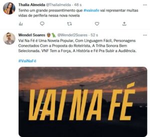 Estreia de Vai na Fé é aclamada e personagens carismáticos conquistam o Brasil (Foto: Reprodução/Twitter)